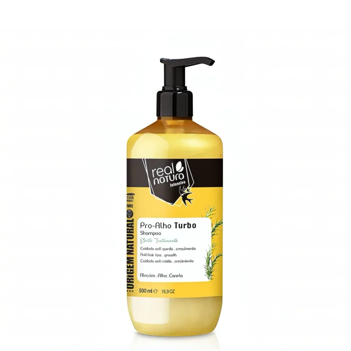 Real Natura Shampoing Sans Sel Ail 500 ml