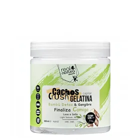 Real Natura Cachos Crush Gelatina Capilar Bambu & Gengibre 500ml