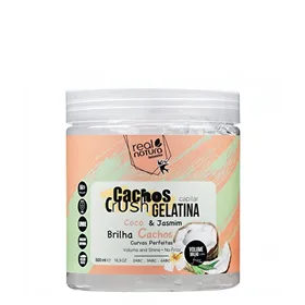 Real Natura Cachos Crush Gelatina Capilar Coco & Jasmim 500ml