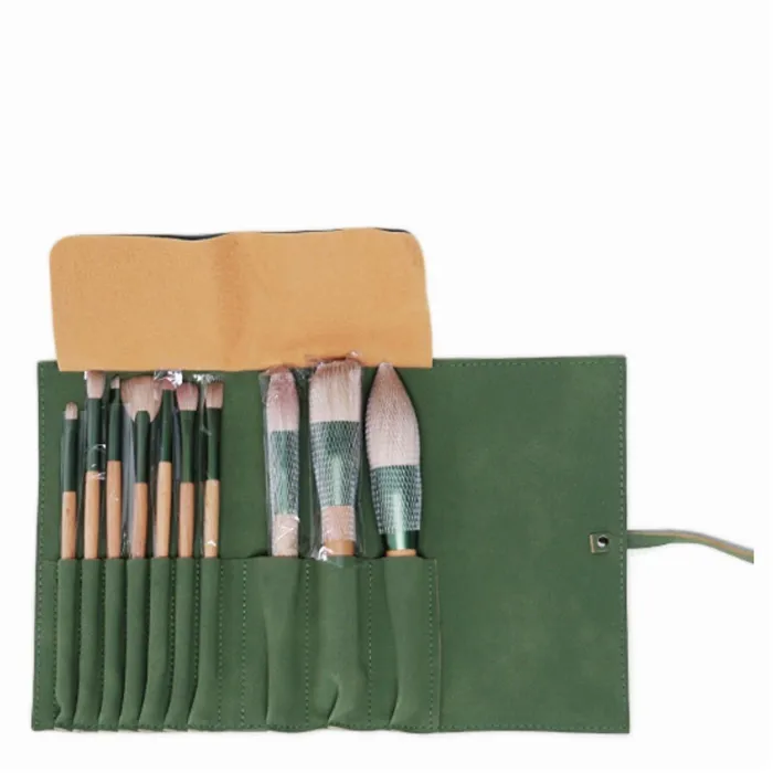 Bifull Maya Manche Pinceaux Bois 10uds