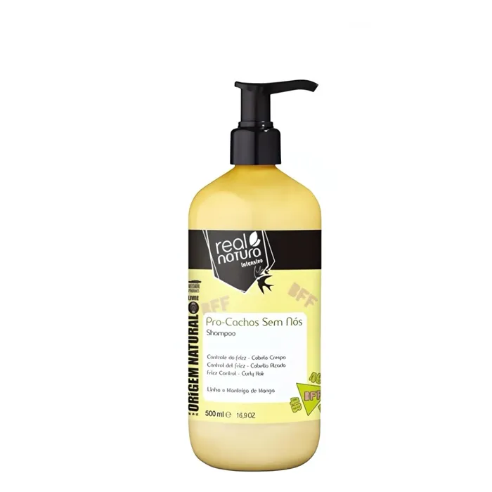 Real Natura Pro-Cachos Shampoing Cheveux Bouclés 500 ml