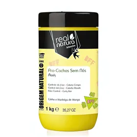 Real Natura Pro-Cachos Sem Nós Máscara Sem Sal 1000g