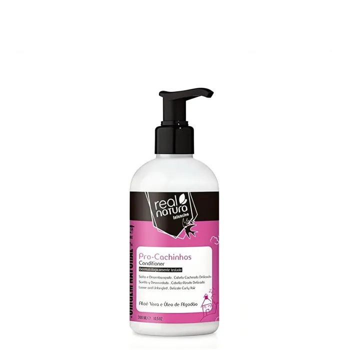Real Natura Pro-Cachinhos Amaciador Sem Sal 300ml