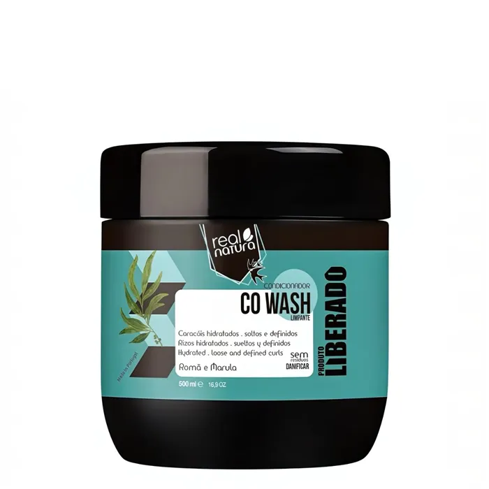 Real Natura Cachos Definidos Liberados Acondicionador Co-Wash 500ml