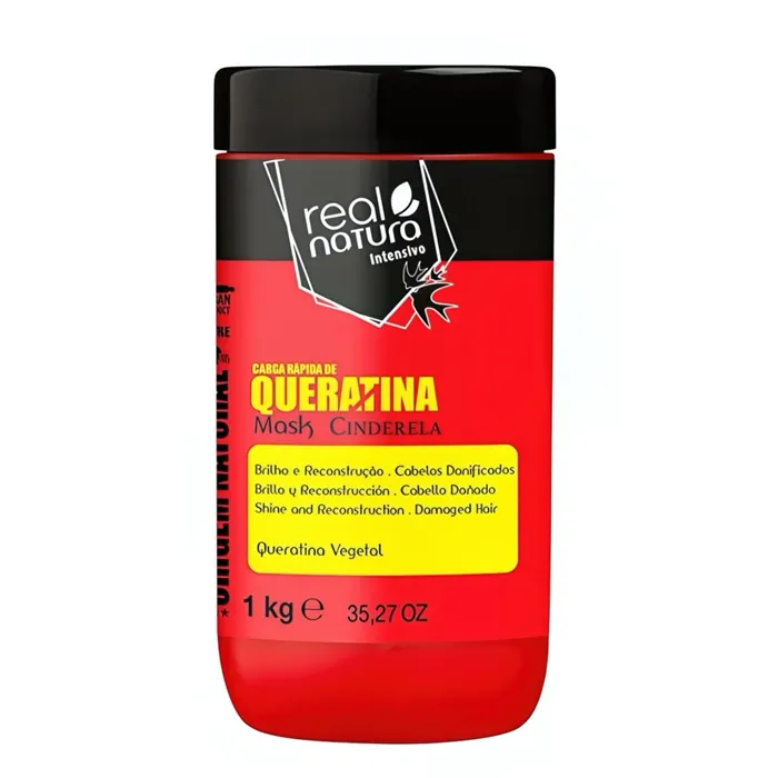 Real Natura Charge Rapide de Kératine Cinderela Masque 1 kg
