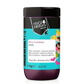 Real Natura Pro-Lisinhos Anti Frizz Máscara Sem Sal 1kg
