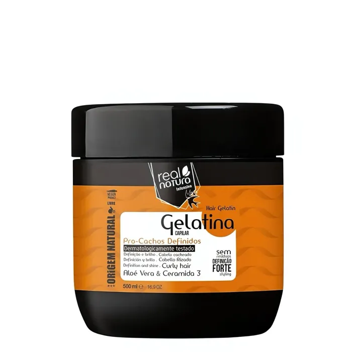 Real Natura Pro-Cachos Definidos Gelatina 500ml