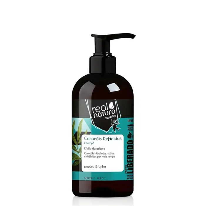Real Natura Caracois Definidos Liberado Champú 500ml