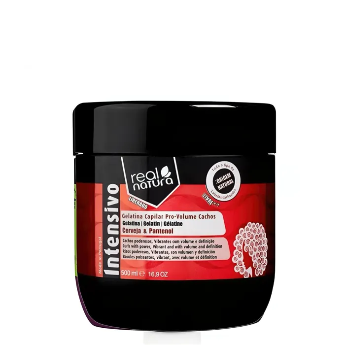 Real Natura Pro-Volume Cachos Gelatina Capilar 500ml