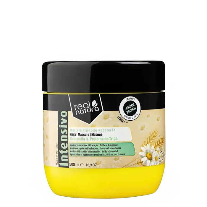 Real Natura Pro-Loiro Reparacao Mascara Sin Sal 500ml