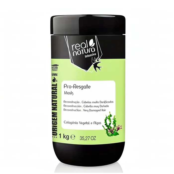 Real Natura Pro -Rescue Spiruline & Algue Chlorella Masque Sans Sel 1000ml