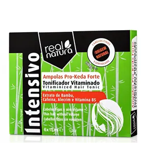 Real Natura Pro-Keda Forte Tonificador Vitaminado 6x15ml