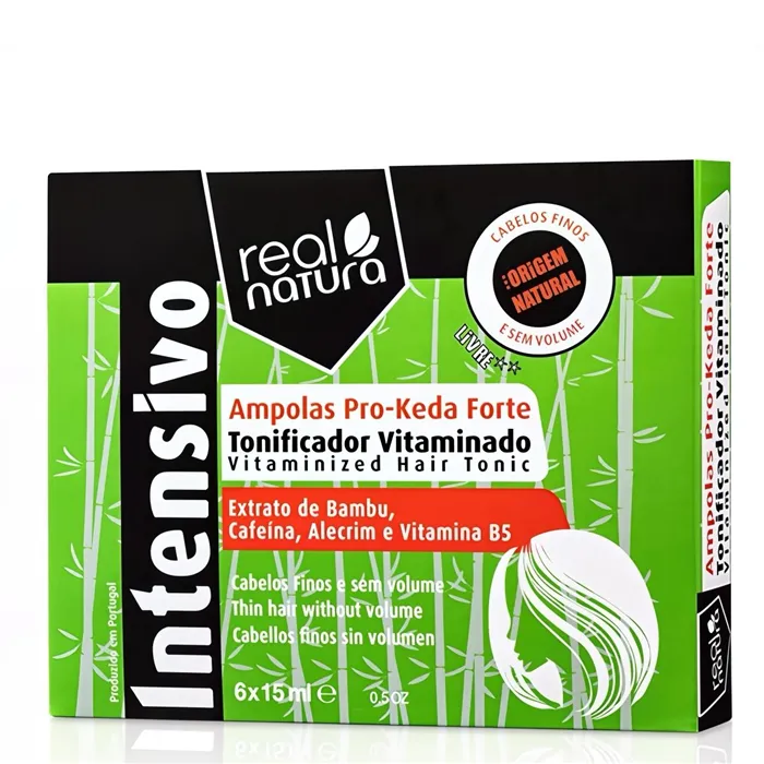 Real Natura Pro-Keda Forte Tonifikador Vitaminado 6x15ml