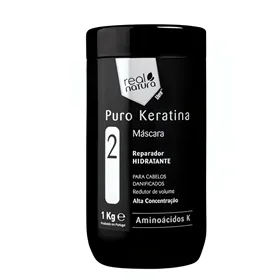 Real Natura Puro Queratina Máscara Sem Sal 1kg