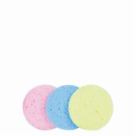 Bifull Circle Esponja Desmaquilhagem Cores 3uds