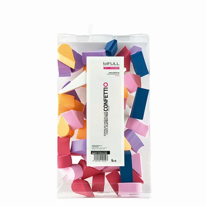 Bifull Confetti Esponja Maquilhagem Sem Látex 150g