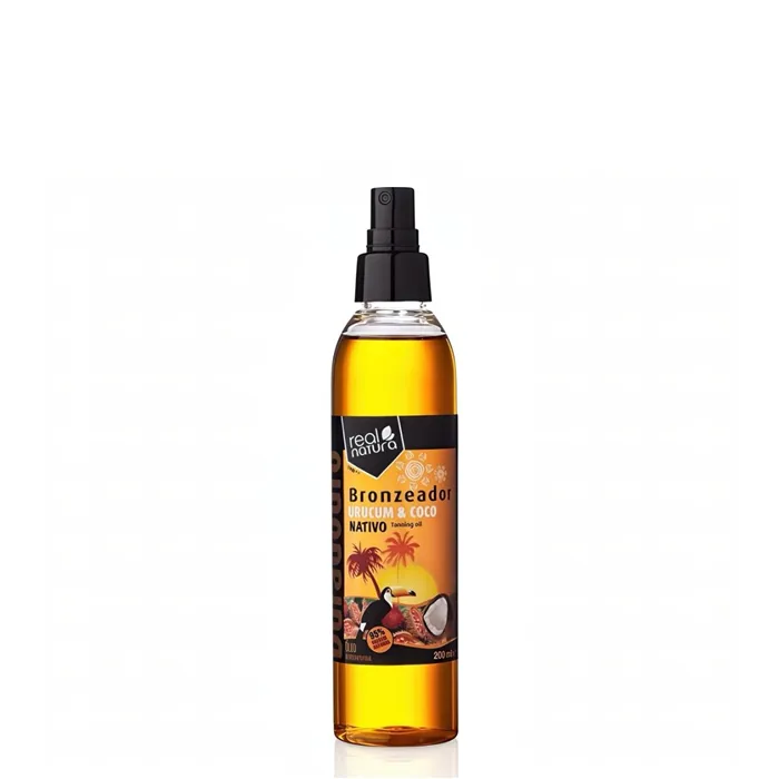 Real Natura Urucum +Coco Huile Bronzante 200 ml