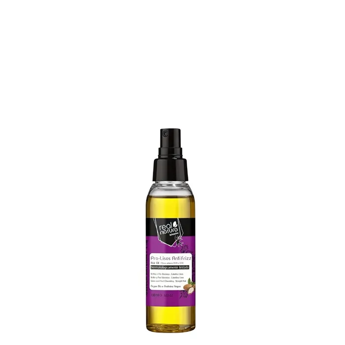 Real Natura Pro-Lissants Anti-Frisottis Huile d’Argan Capillaire 100 ml