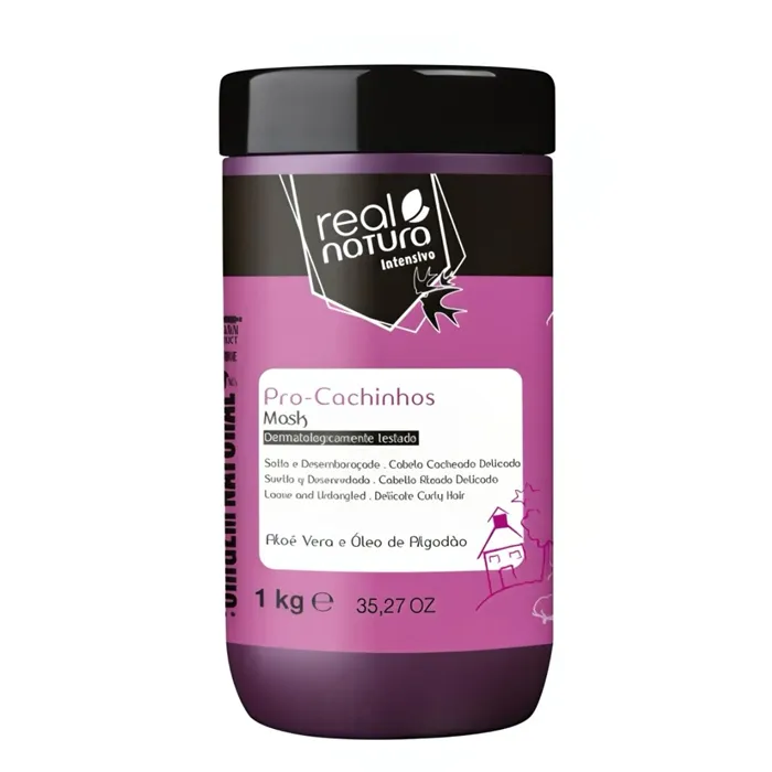 Real Natura Pro-Cachinhos Máscara Sem Sal 1kg