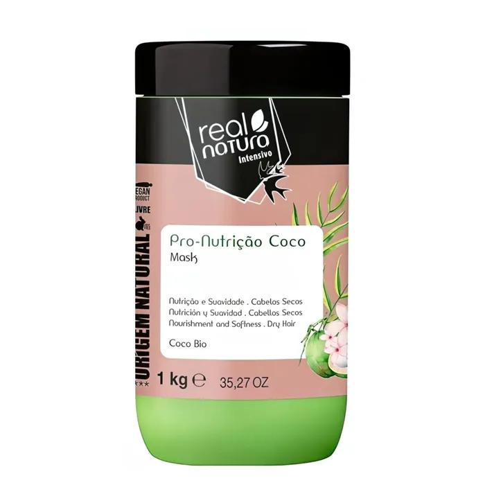 Real Natura Pro-Nutrição Extra Coco Máscara Sem Sal 1kg