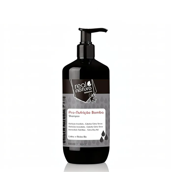 Real Natura Pro-Nutrição Bomba Shampoing Sans Sel 500 ml