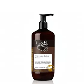 Real Natura Pro-Força Crina Champô Sem Sal 500ml