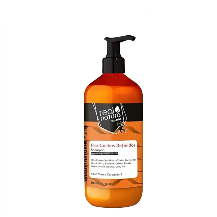 Real Natura Pro-Cachos Shampoing Sans Sel 500 ml