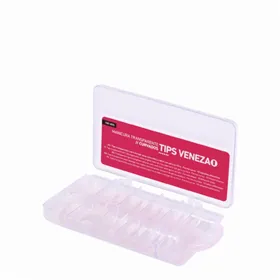 Bifull Capsules Ongles Venise Transparentes Forme Courbe 100uds