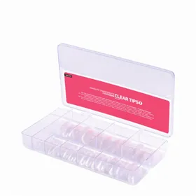 Bifull Tips Clear Transparentes Forma Standard 520uds
