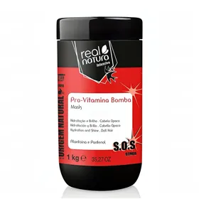 Real Natura Pro-Vitamina Bomba Café Máscara Sem Sal 1kg