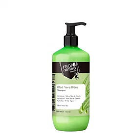 Real Natura Aloé Vera Hidra Champú Sin Sal 500ml