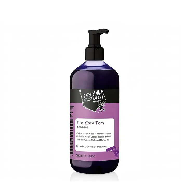 Real Natura Pro-Cor E Tom Champú Sin Sal 500ml