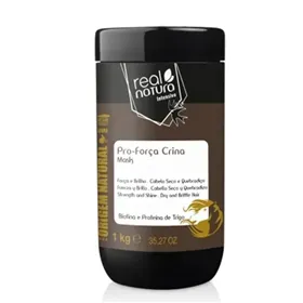 Real Natura Pro-Força Crina Máscara Sem Sal 1kg
