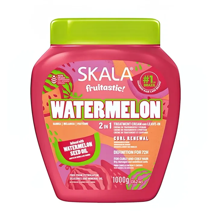 Skala Creme Amaciador 2 em 1 Melancia Frutástica 1000ml