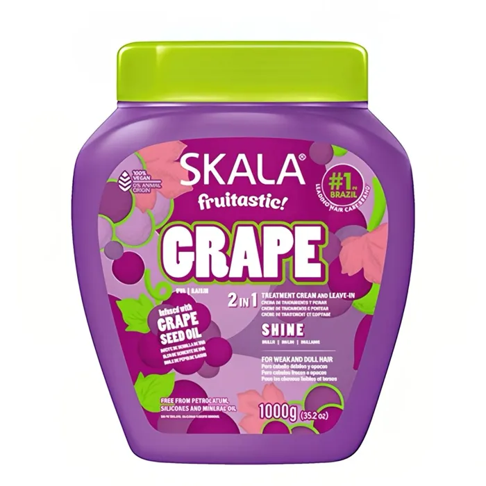 Skala Crema Acondicionadora 2 em 1 Uva Frutastica 1000ml