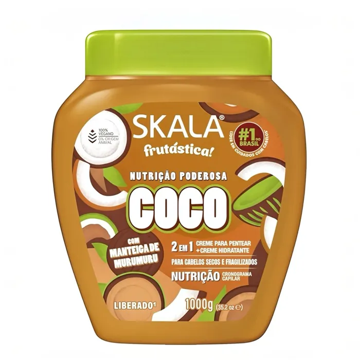 Skala Crema Acondicionadora 2 em 1 Coco Frutastica 1000ml