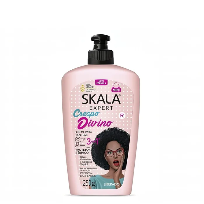 Skala Crema Peinar Crespo Divinos 3 em 1 250g