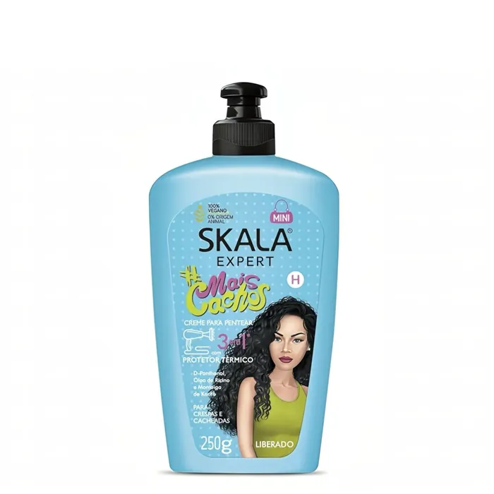 Skala Crema De Peinar Mais Cachos 250g