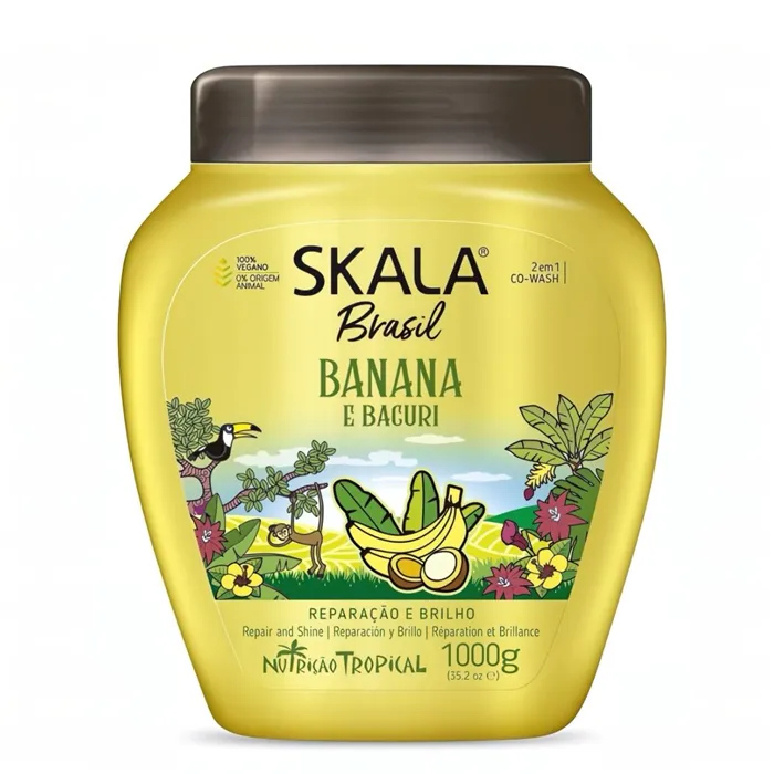 Skala Crema Amaciador Bomba Vitaminas Banana 1000ml