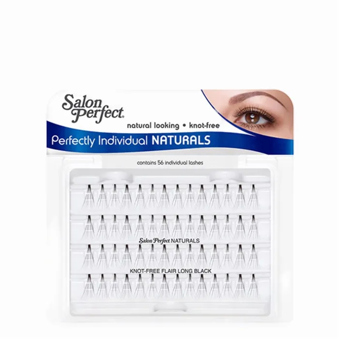 Bifull faux cils naturels individuels sans nœud Long