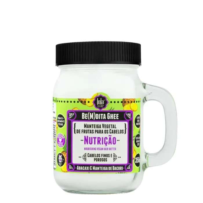 Lola Cosmetics Be(M)Dita Ghee Máscara Nutrição Abacaxi e Manteiga de Bacuri 350g