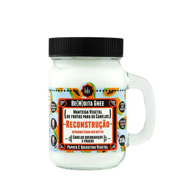 Lola Cosmetics Be(M)Dita Ghee Mascara Reconstrucao Papaya E Queratina 350g