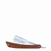 ZZ Men Artisan Graphic Rasoir Coupe-Chou Manche Bois Sculpté