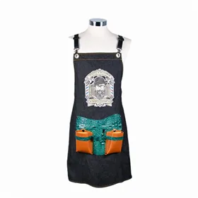 ZZ Men Vermont Delantal Barberia Denim 3D