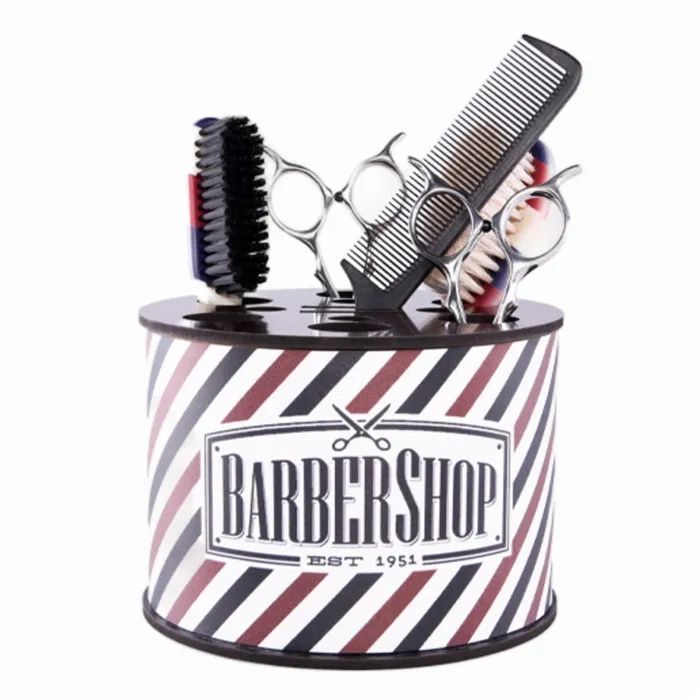 ZZ Men Barber Line Holder Suporte Acessórios de Cabeleireiro