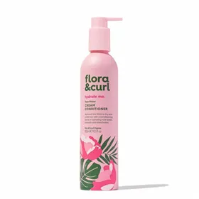 Flora & Curl Hydrate Me Rose Water Moisturizing Cream Amaciador 300ml