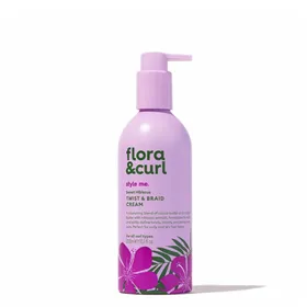 Flora & Curl Style Me Sweet Hibiscus Twist & Braids Cream 300ml