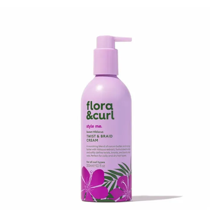 Flora & Curl Style Me Sweet Hibiscus Twist & Brais Cream 300 ml