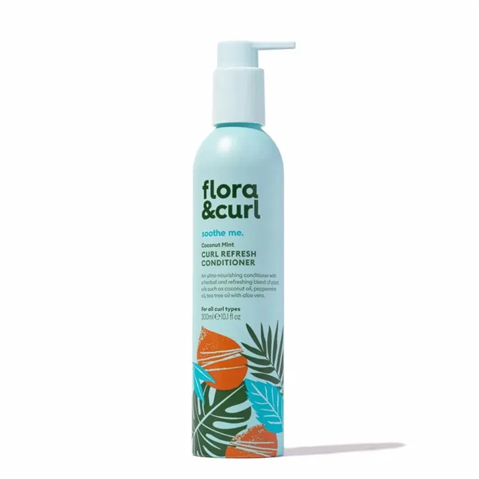 Flora & Curl Soothe Me Coconut Mint Amaciador de Cabelo 300ml