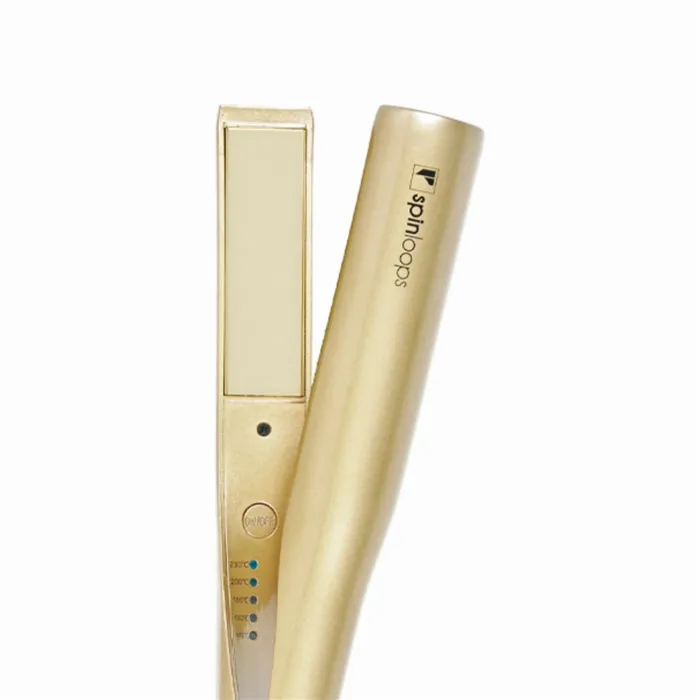 Perfect Beauty Spin Loops Plancha Curvada 2 en 1